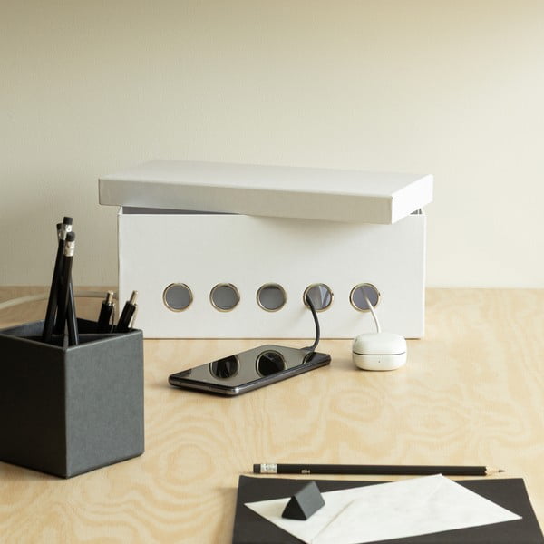 Balts kartona organizators vadiem Cordy Paper Laminate – Bigso-image-1