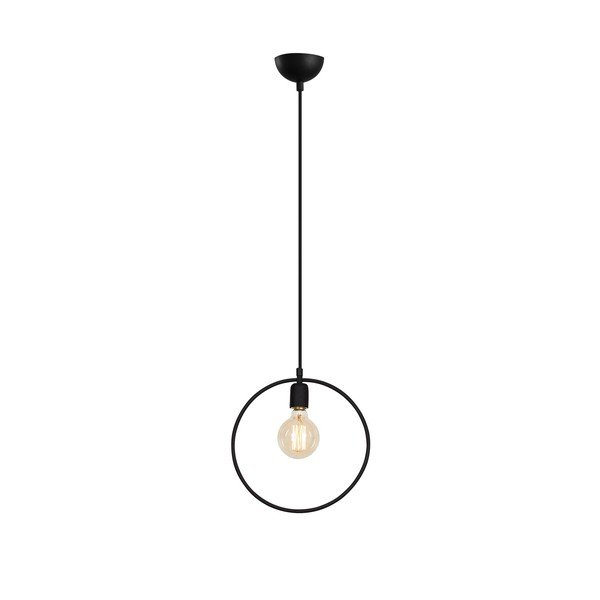 Melna piekaramā lampa Geonni – Opviq lights-image-2