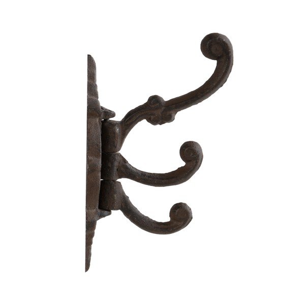 Tumši brūns metāla sienas āķis – Esschert Design-image-2