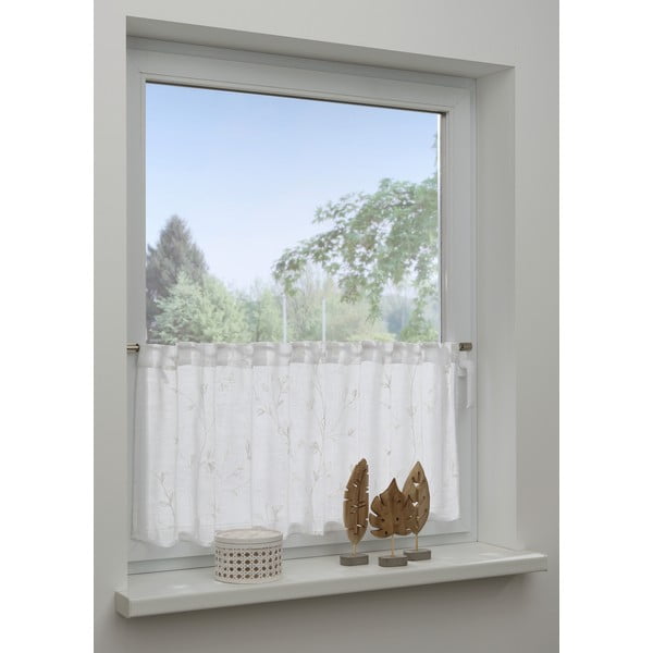 Balts aizkars 45x140 cm – Gardinia-image-2