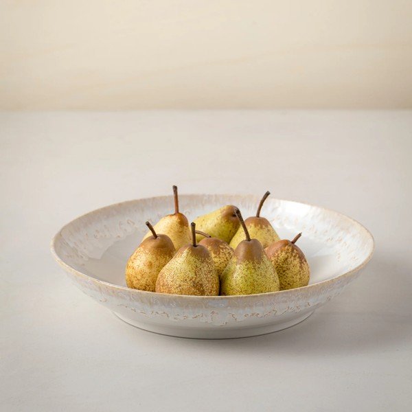 Balta akmensmasas bļoda ø 34 cm Taormina – Casafina-image-1