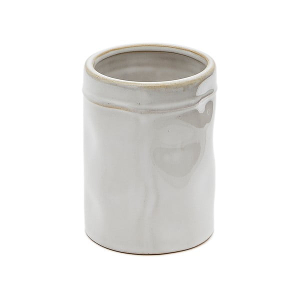 Krēmkrāsas keramikas trauks zobu birstei Savel – Kave Home-image-3