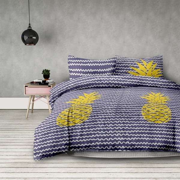Divvietīga gultas pārklājs AmeliaHome Pineapple, 160 x 200 cm