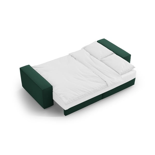 Zaļš salokāms dīvāns 247 cm Jodie – Micadoni Home-image-4