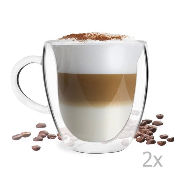 2 dubulto glāžu komplekts Vialli Design Double, 300 ml