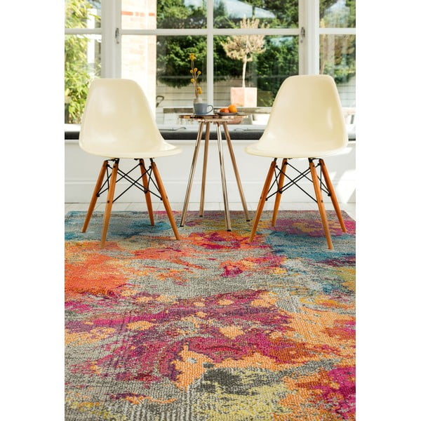 Sarkans paklājs 230x160 cm Colores Cloud – Asiatic Carpets-image-1