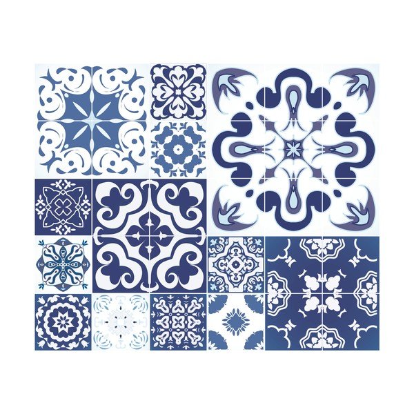 24 Ambiance Azulejos Polka uzlīmju komplekts, 50 x 60 cm-image-2