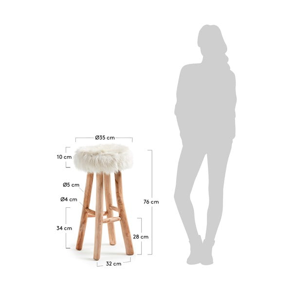Bāra krēsls Kave Home Nuvoli-image-2