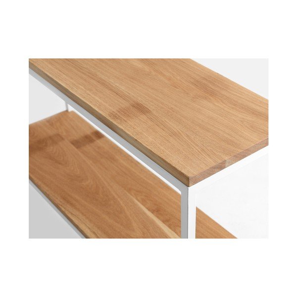 Ozolkoka plaukti ar baltu konstrukciju Custom Form Julita, platums 30 cm-image-3