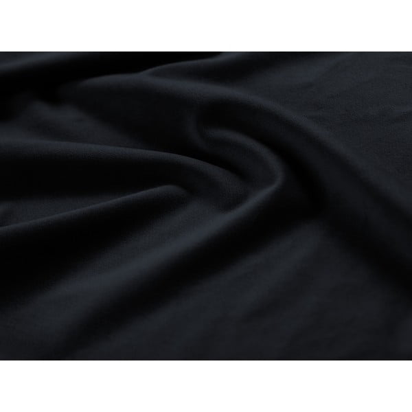 Tumši zila polsterēta divvietīga gulta ar veļas kasti ar redelēm 140x200 cm Campi – Cosmopolitan Design-image-3