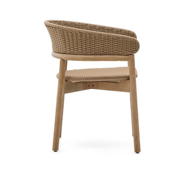 Dabīga toņa masīvkoka dārza krēsls Arinella – Kave Home-image-3