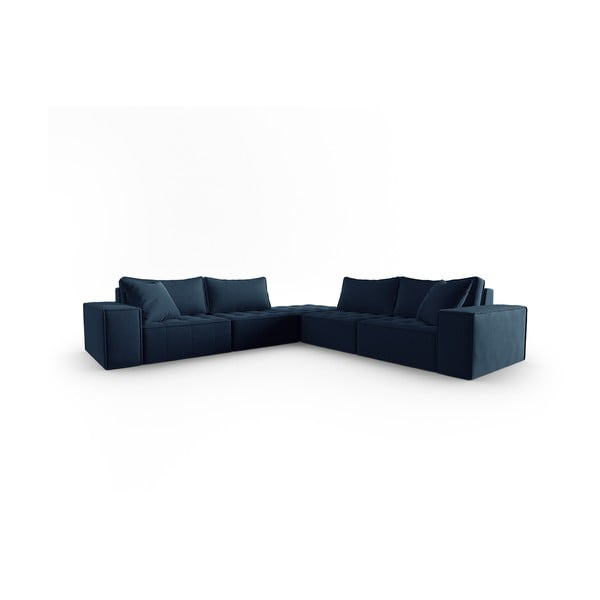 Zils stūra dīvāns Mike – Micadoni Home