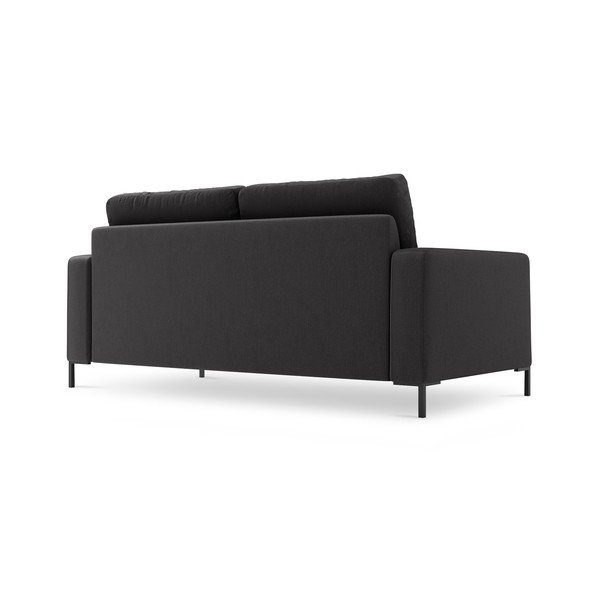 Tumši pelēks divvietīgs dīvāns Interieurs 86 Seine, 158 cm-image-3