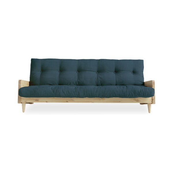 Izvelkamais dīvāns Karup Design Indie Natural Clear/Dark Blue