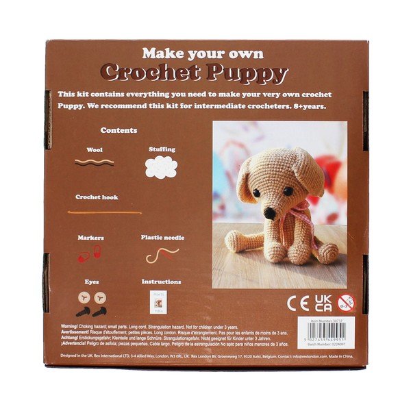 Radošais komplekts DIY Crochet Puppy – Rex London-image-4