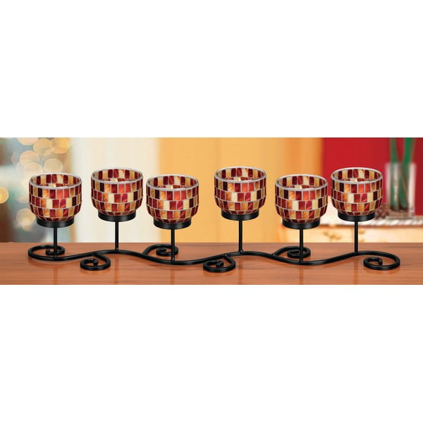 Metāla svečturis tējas svecītēm – Deco Pleasure-image-1