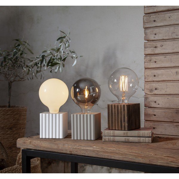 Siltas krāsas LED spuldze ar E27 spuldžu ietveri, 2 W Plain Smoke – Star Trading-image-1