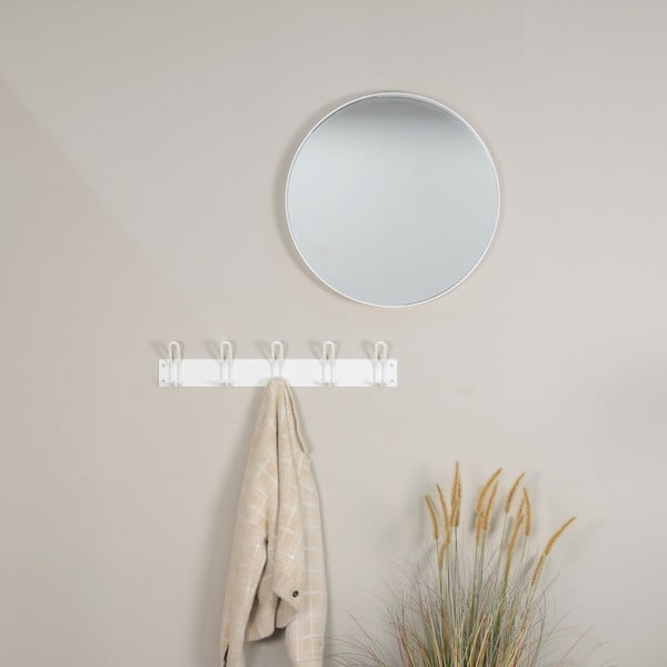 Balts metāla sienas pakaramais 70 cm Miles – Spinder Design-image-2