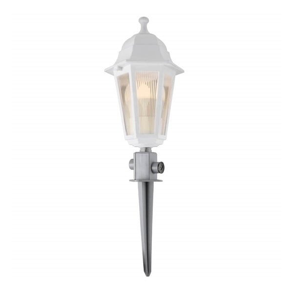 Balta LED dārza lampa Homemania Decor Optic