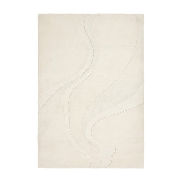 Balts vilnas paklājs 120x170 cm Olsen – Asiatic Carpets