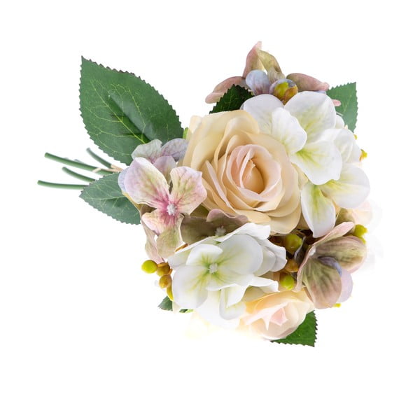 Mākslīgais dekoratīvais pušķis no hortenzijām un rozēm Dakls Basso