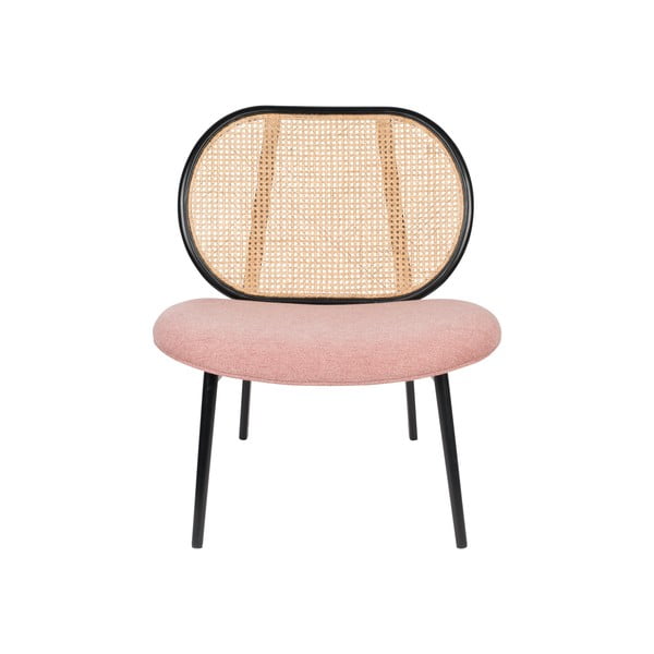 Rozā/brūns atzveltnes krēsls Zuiver Spike-image-2