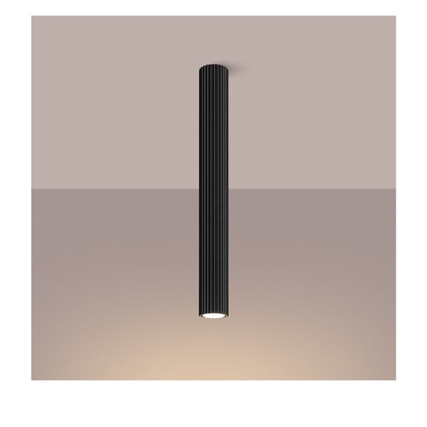 Melna prožektora tipa lampa Gleam – Sollux-image-3