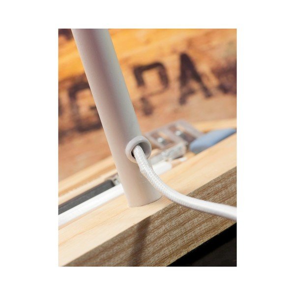 Galda lampa ar metāla abažūru baltā/dabīgā tonī (augstums 40 cm) Cambridge – it's about RoMi-image-1