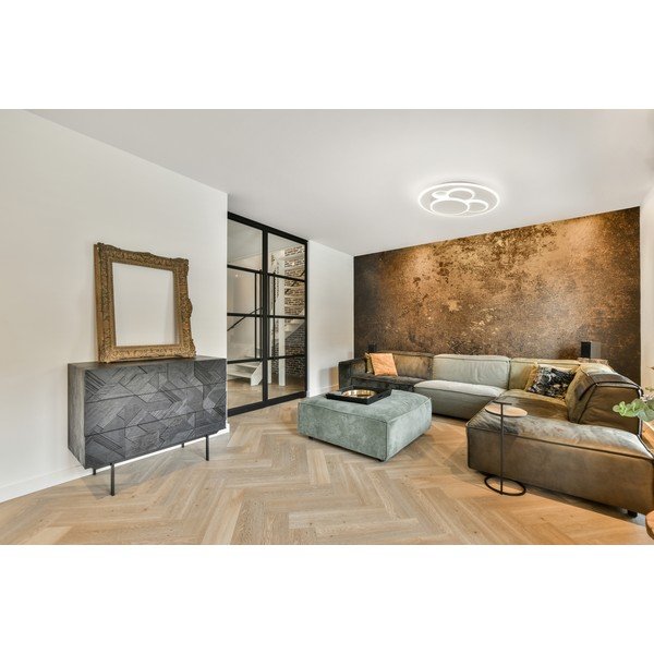 Balta LED griestu lampa ar regulējamu spilgtumu Dots – Fischer & Honsel-image-1
