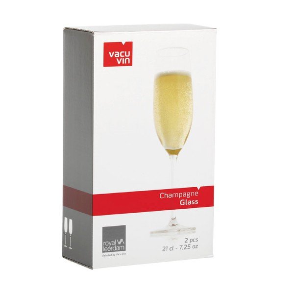 2 šampanieša glāžu komplekts Vacu Vin, 210 ml-image-1