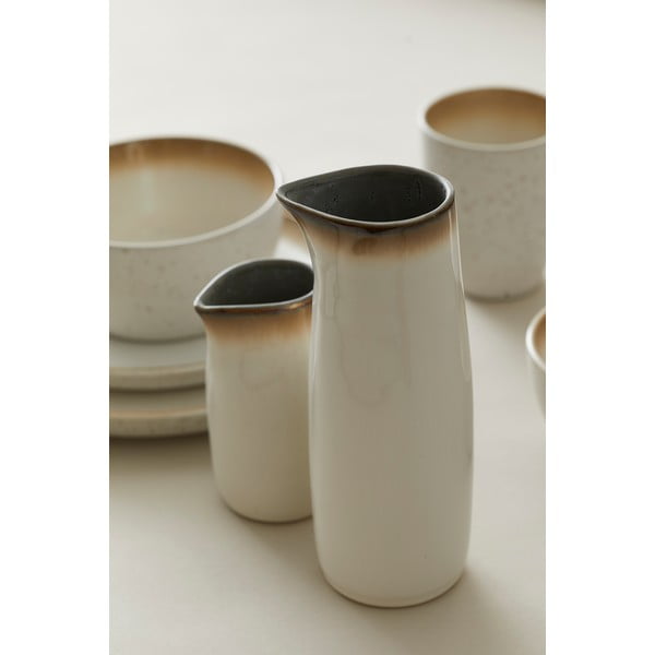 Bēša keramikas piena krūze 500 ml Cream/Cream – Bitz-image-3