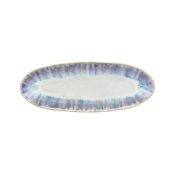 Zils keramikas servēšanas šķīvis Costa Nova Brisa, garums 24 cm