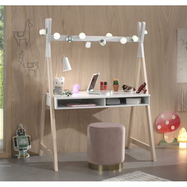 Balts bērnu rakstāmgalds Vipack Kiddy-image-1