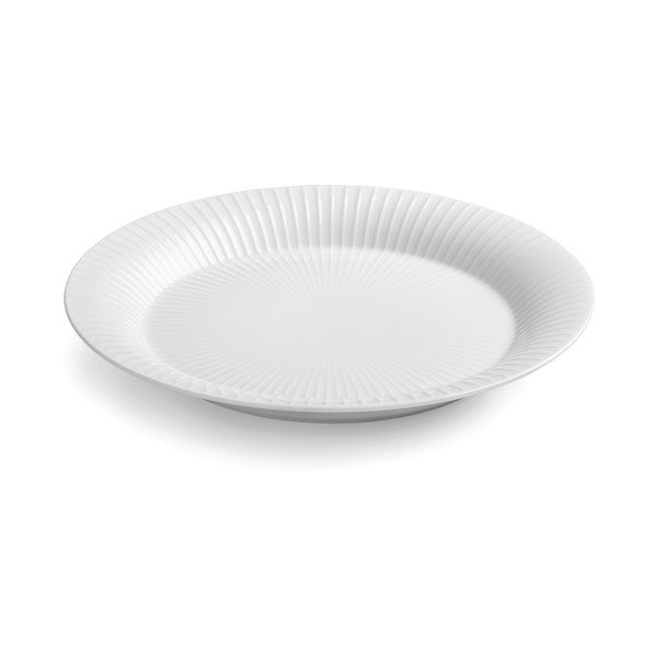 Balts porcelāna šķīvis Kähler Design Hammershoi, ⌀ 27 cm
