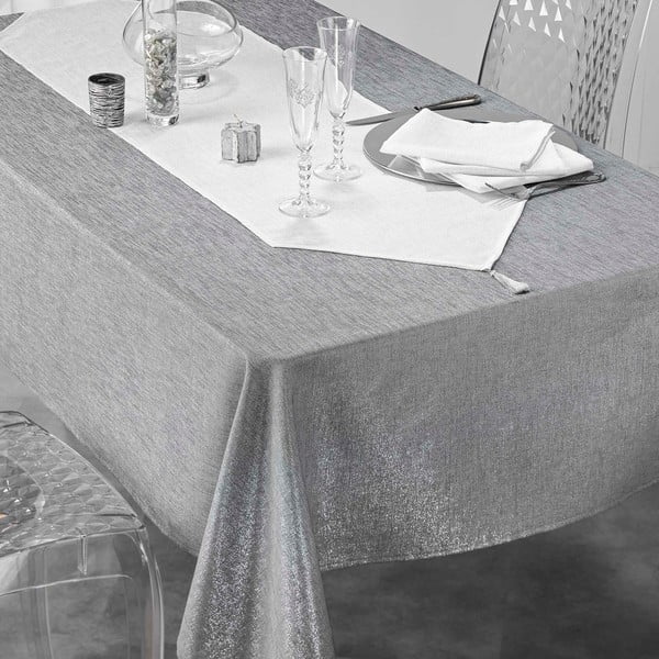 Tekstila salvetes (3 gab.) Silvery – douceur d'intérieur-image-2