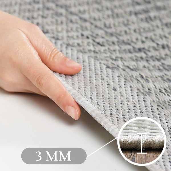 Pelēks āra paklājs 60x100 cm Giza – Ayyildiz Carpets-image-4