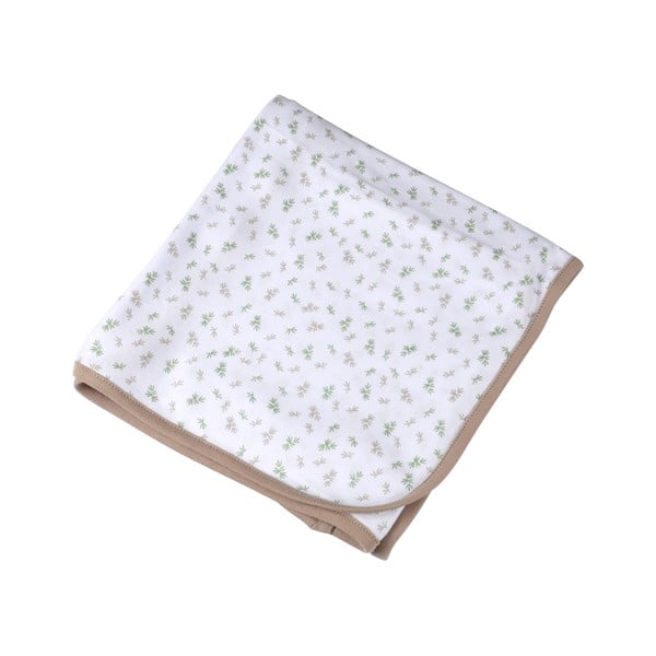 Balta kokvilnas bērnu sega 75x75 cm Koala – Bébé Douceur