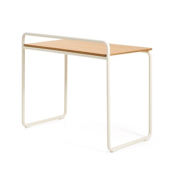 Bērnu rakstāmgalds ar oškoka imitācijas galda virsmu 45x82 cm Tinn – Kave Home-image-3