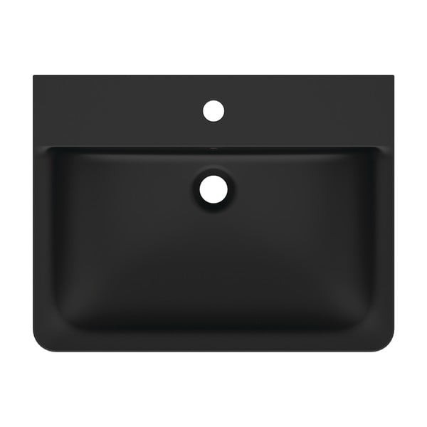 Matēti melna keramikas izlietne 60x46 cm Silk Black – Ideal Standard-image-1