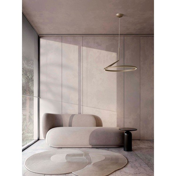 Rozā zelta krāsas alumīnija LED piekaramā lampa ar regulējamu spilgtumu ø 60 cm Tilia – Nova Luce-image-1