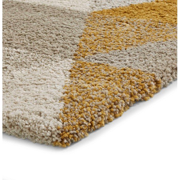 Dzeltens un bēšs paklājs Think Rugs Royal Nomadic Angles, 160 x 220 cm-image-4
