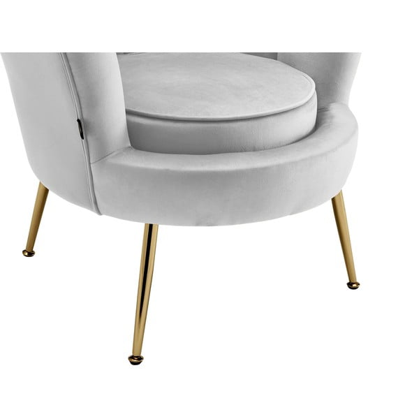Gaiši pelēks samta atpūtas krēsls Kelsey – Støraa-image-4