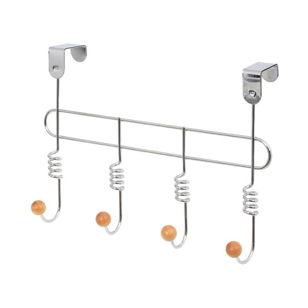 Metāla durvju pakaramais sudraba krāsā 33 cm Spirale – Compactor-image-3