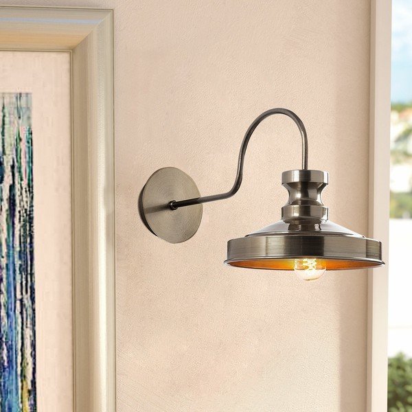 Misiņa krāsas sienas lampa ø 22 cm Kiruna – Opviq lights-image-1