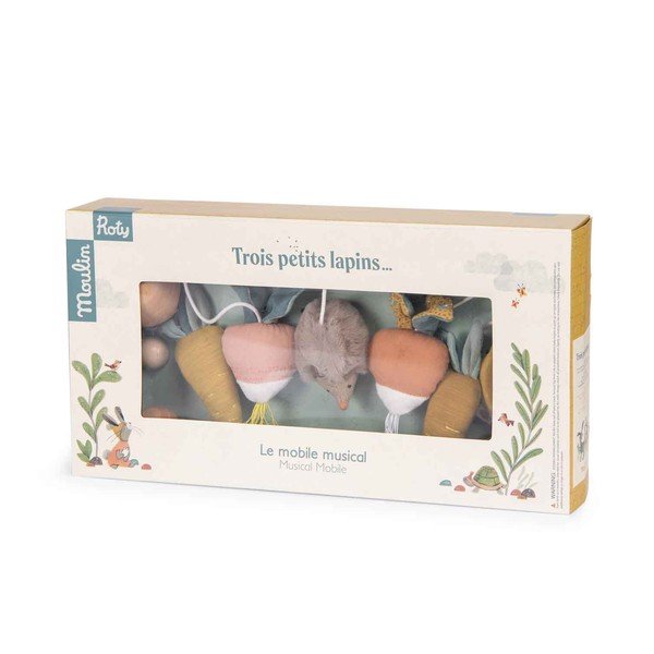Muzikālais karuselis Trois Petits Lapins – Moulin Roty-image-1