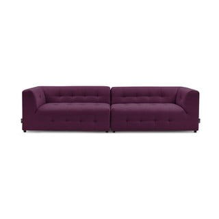 Tumši violets dīvāns 324 cm Kleber – Bobochic Paris