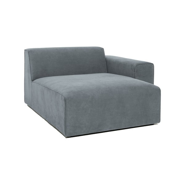 Pelēks velveta modulārais dīvāns (ar labo stūri) Sting – Scandic-image-1