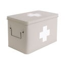 Bēša metāla aptieciņas kaste PT LIVING Medicine, platums 31,5 cm