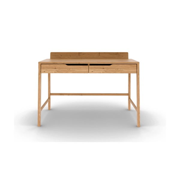 Ozola masīvkoka darba galds 65x120 cm Twig – The Beds