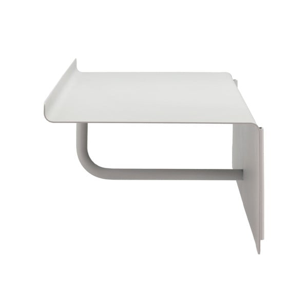 Gaiši pelēks tērauda sienas pakaramais ar plauktu 21,5 cm A-Coat – Zone-image-4